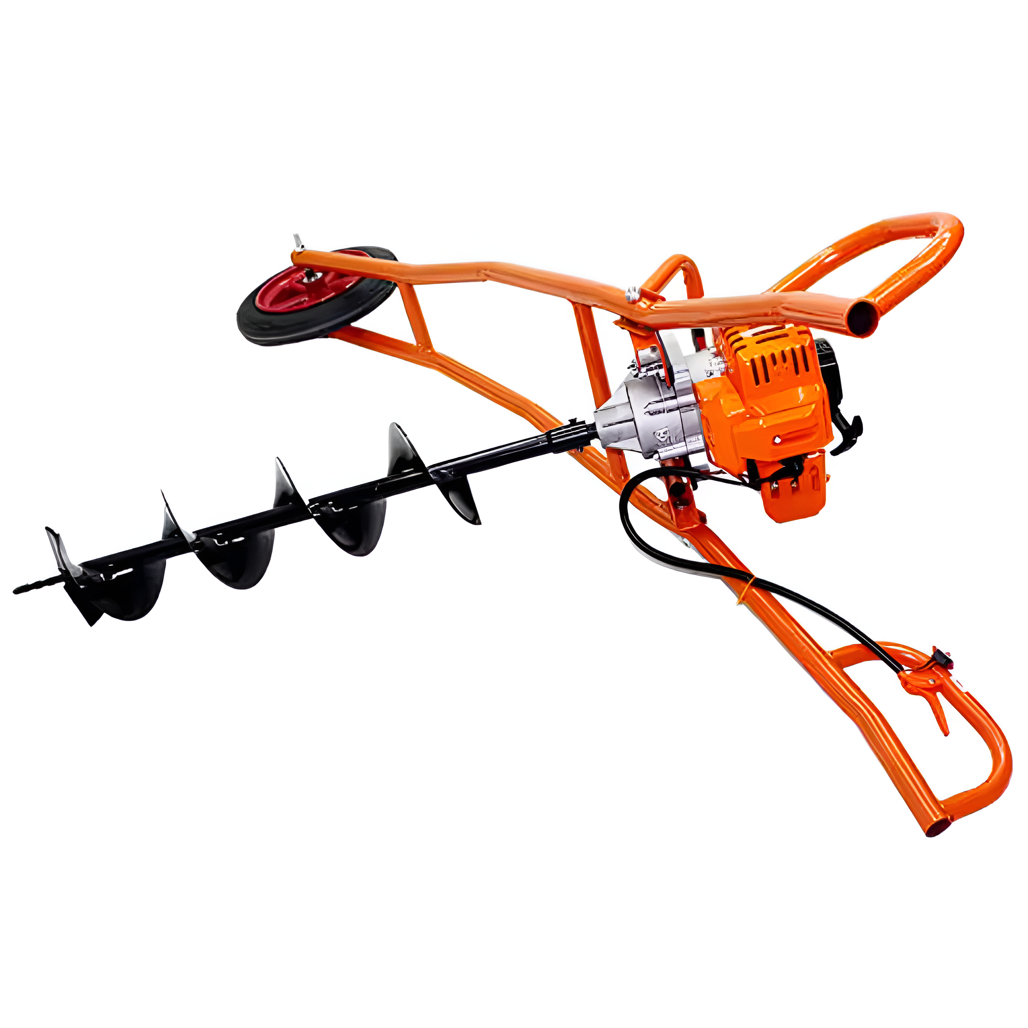 GravelForge WheelPro 80 Post Hole Digger Cart