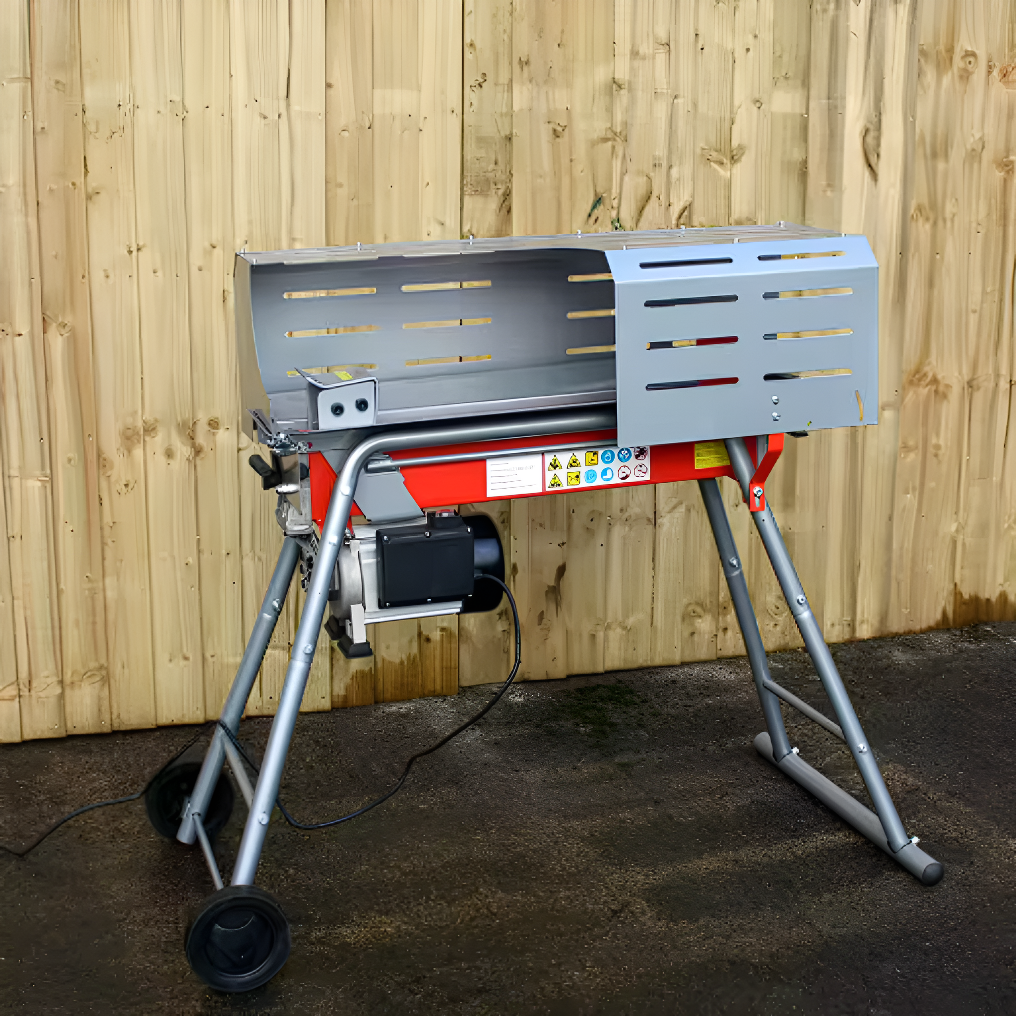 IronVale Aegis 9-Ton Guarded Stand Log Splitter
