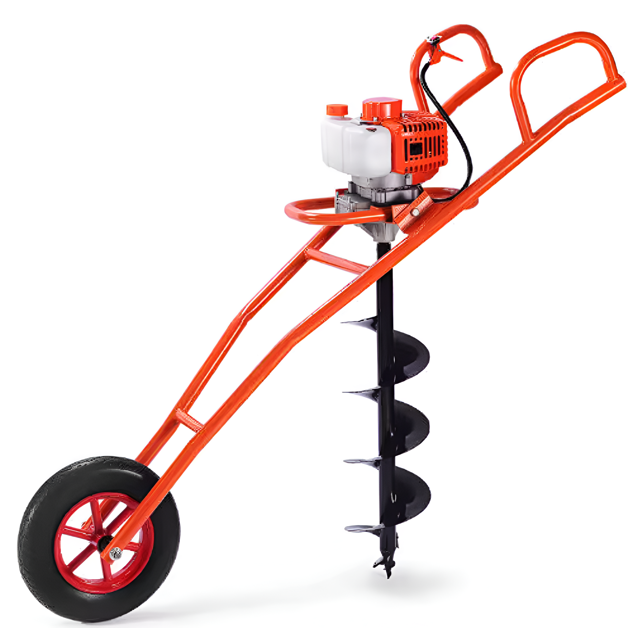 GravelForge WheelPro 80 Post Hole Digger Cart