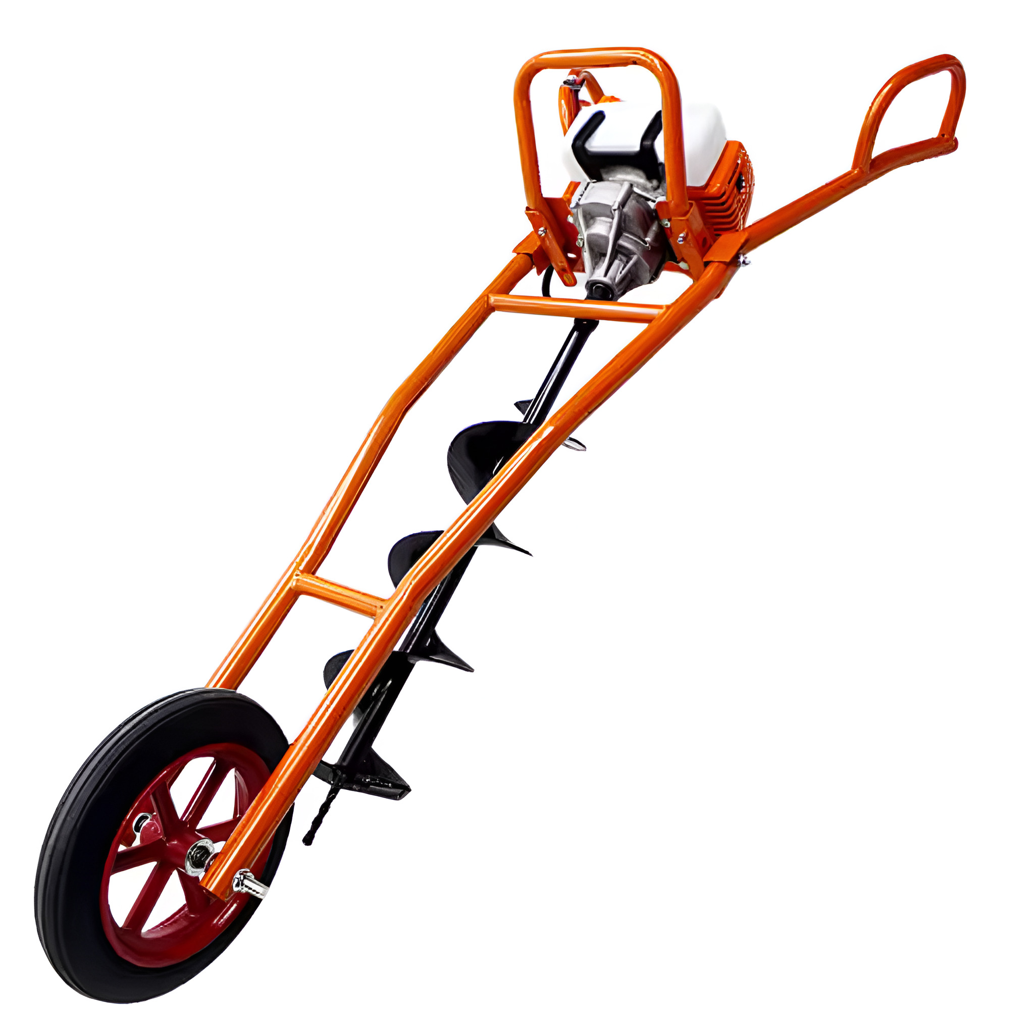 GravelForge WheelPro 80 Post Hole Digger Cart